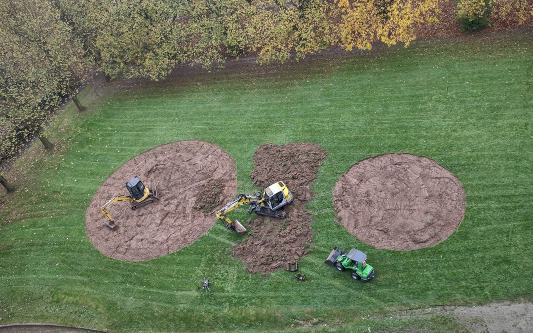 Een nieuwe speeltuin in de wijk Platon